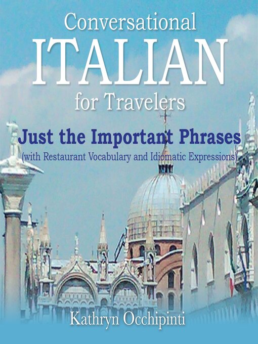 Cover image for Conversational Italian for Travelers Just the Important Phrases